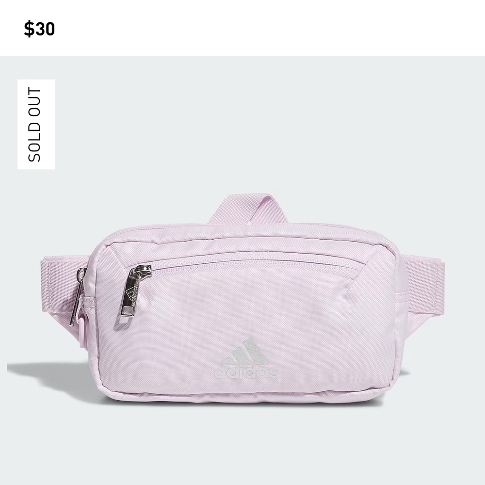 Adidas Pastel Purple Belt Bag
